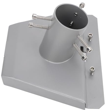 Satellite Dish Pipe Adapter, Stainless Steel Mount Kit for Gen3 V3 Standard Antennae, 360° Rotation, Load Capacity 500lbs, Easy Installation, Metallic Paint Treatment