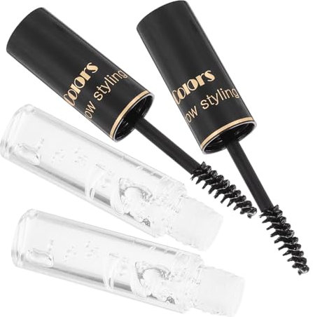 CANIGHT 2pièces Gel Fixateur De Sourcils Transparent De Gel De Mise Forme Pour Sourcils Application Facile Avec Brosse Délicate Effet Naturel Et Longue Durée