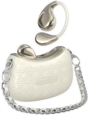 Open-Ear Kopfhörer,Handtasche kopfhörer,Bluetooth kopfhörer für Damen, IP55,Bluetooth 5.4 Earbuds, 30h Spielzeit,Sport kopfhörer,Wireless headphones,kopfhörer kabellos bluetooth,14-mm-Treiber