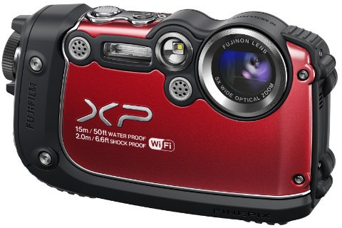 Fujifilm Finepix XP200 Digital Camera 16.0 Megapixel Waterproof/Shockproof 3.0-Inch LCD Red (Renewed)
