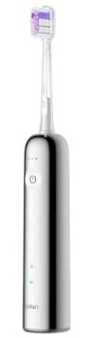 Laifen Cepillo de dientes eléctrico Wave 66000 oscilaciones IPX7 batería recargable 3 modos Acero