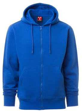 Payper Pontiac Felpa da Uomo con Cappuccio e Zip Intera Cotone e Poliestere con Tasca a Marsupio