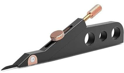 Guitar Nut Scribe Tool for Nut and Saddle Height Marking, Slot Layout Reference Gauge for Acoustic and Classical Guitar Making, Luthier Repair, Setup and Action Adjustment