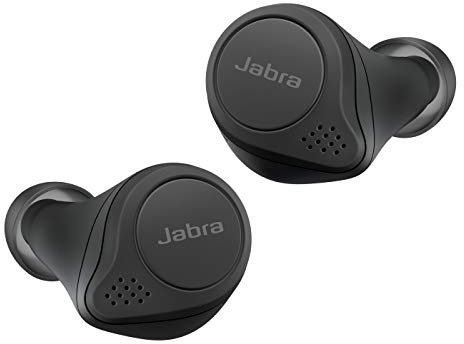 Jabra Elite 75t Earbuds - Active Noise Cancelling Wireless Bluetooth Earbuds with Long Battery Life for In Ear True Wireless Calls and Music - Black