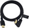 Poyiccot 8K HDMI 2.1 Cable 6ft/1.8m, 48gbps High Speed 90 Degree Right Angle HDMI Male to Male Cable Support 8K 60Hz Video and 3D HDR for TV/Xbox /PS4 /PS5(M/M Right)