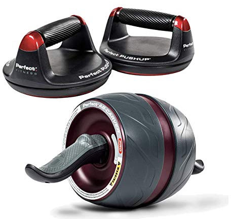 Perfect. Oberkörper-Kit Push Up Elite und Ab Roller Carver Pro 2-teilig, perfektes Ganzkörper-Kit – Push Up und Ab Carver Set