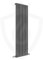 Sovereign Anthracite Aluminium Designer Radiators Central Heating Heater Vertical Single Panel - 375 x 1200mm