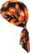 fashionchimp Zandana aus 100% Baumwolle, Bandana-Kopftuch, Bikertuch für Damen und Herren, Muster-Print (Flammen)