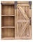 Melko Wandschrank Schiebetür Spiegelschrank Badschrank Braun Hängeschrank, für den Wohnraum