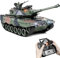 Supdex RC Panzer 1/18 Leopard II, 2.4GHz Panzer Ferngesteuert mit Schussfunktion, Ferngesteuertes Armee Modellspielzeug mit Airsoft BBS und Wasserbomben für Erwachsene und Kinder