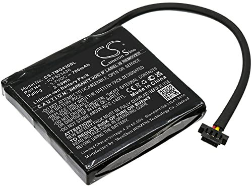 TCTK Akku 700mAh Kompatibel mit [Tomtom] 4FB40, Go 400 4.3 Satnav Ersetzt ICP523436