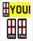 2X St George Car Number Plate Vinyl Stickers Graphics Replace Euro NP22