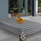 laro Wachstuch-Tischdecke Abwaschbar Garten-Tischdecke Wachstischdecke PVC Plastik-Tischdecken Eckig Meterware Wasserabweisend Abwischbar AP, Muster:Blau Weiß Karo, Größe:140x2000