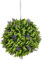 Artificial Hanging Baskets Outdoor Plants Topiary Grass Flower Balls in Purple Lavender, 28cm in Diameter (2)
