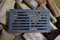 SEZAM Grille rectangulaire en fonte 26,5 x 15,5 cm