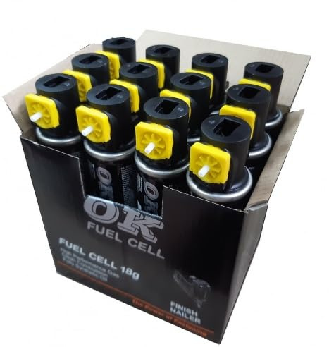 12x OK Gaskartuschen 18g 30ml mini Gas Fuell Cell für Paslode BeA Hitatchi Tjep
