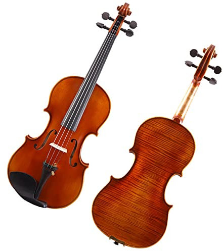 Violine Anfänger Geige Spielen Tigermuster Geige Handgemachte Geige (Color : 1/2)