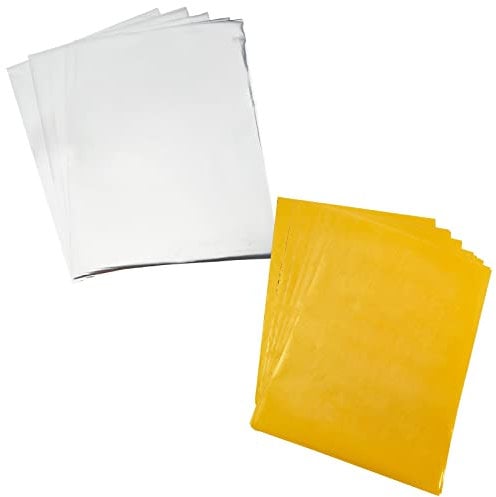 SUPERFINDINGS 100 Blatt 2 Farben Toner folienprägepapier 11.42x8.15.8 cm Wärmeübertragungsfolie Papier Eleganz Laserdrucker Bastelpapier Für Die Kartenherstellung Scrapbooking Papierhandwerk