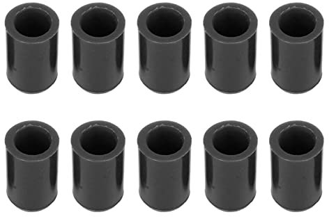 Ansaug-Vakuumschlauch-Abdeckung, 10 Stück 12 Mm Auto-Silikon-Blindkappen, Rohrenden-Einsatzstopfen, Schwarze Stopfen, Blau (Schwarz)