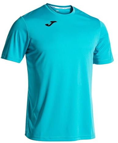 Joma Men's Combi M/C T-Shirt, Fluor Turquoise, S