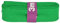 Schrägband 3m x 20mm Baumwolle gefalzt 60 Farben Einfassband Saumband, Farbe:496 grün