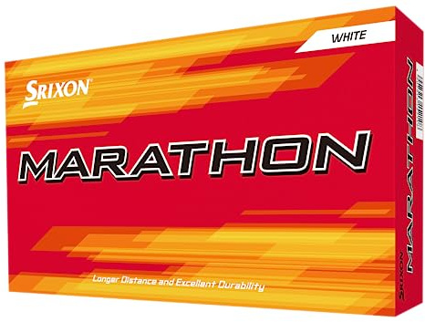 Srixon Marathon Golf Balls, White (Pack of 15)