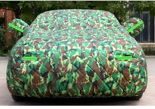 TOYOCC Autoabdeckung für BMW Z4 E85 Roadster 2004 2005 2006 2007 2008, Winddicht Schneefest UV-Schutz Auto Abdeckplane Baumwollfutter Autoplane, mit Reflektierendem Streifen Car Cover,D