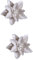 IMIKEYA 2st Keramik-wandkunst Outdoor-dekor Wanddekoration Aus Keramik Heim Blumen Aus Keramik Kunstblumen Im Freien Pfingstrosen Blaue Kunstblumen Handdekor 3d Weiß Blauer Lotus Metall