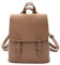 NICOLE & DORIS Rucksäcke Damen Klein Anti Diebstahl Rucksack PU Leder Mini Rucksack 2 In 1 Schulrucksack Casual Daypack Mädchen Rucksack Cityrucksack Khaki