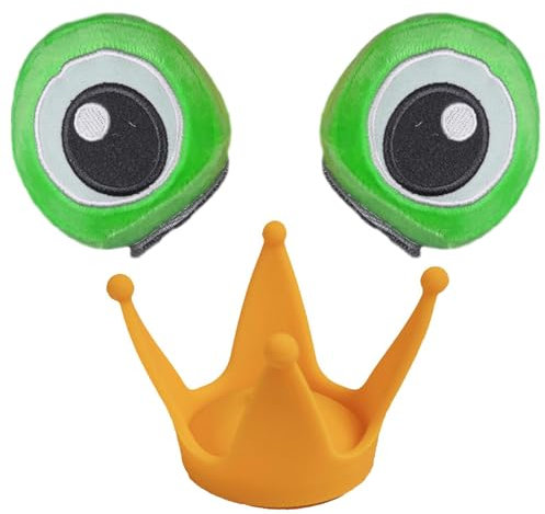 Helm Accessoires Ski Froschaugen geeignet für Skihelm Motorradhelm Fahrradhelm und vieles mehr. Helm Dekoration für Kinder und Erwachsene