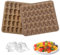 2 Stücke Eiswürfelform Totenkopf Silikon Eiswürfel Totenkopf Schokoladenform Silikon Silikonform Für Süßigkeiten Silikon Pralinenform Set Für Eiswürfelformen Für Whisky, Cocktails, Getränke