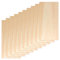 Set de 10 Hojas de Madera de Balsa 200x100x1,5 mm - Madera Contrachapada Ligera y Duradera para Modelismo y Manualidades - Ideal para Pirograbado y Corte