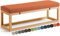 UWOBTN Bankauflage Outdoor, 100x50/120x40/150x50/120x50 Sitzkissen Bank Mit Abnehmbarem Bezug, Sitzpolster Waschbare, rutschfest Gartenbank Auflage, Sitzauflage Bank Esszimmer(K,110x30x3cm)