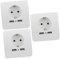 OSALADI 3 Piezas de corriente USB enchufe de pared USB enchufe USB