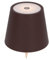 Wine Bottle Lamp, Wireless Bottle Lamp, Touch Control, Vintage LED Iron, 3 Colors for Restaurant (Coffee Color)