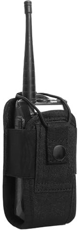 Walkie Talkie Tasche Nylon-Funkgerätetasche MOLLE Funkgerätehalter Verstellbare Funkgeräte Holster Intercom Tasche Interphone Pouch für Weste Walkie Talkie Halter Radio Holster für Gürtel Belt Radio