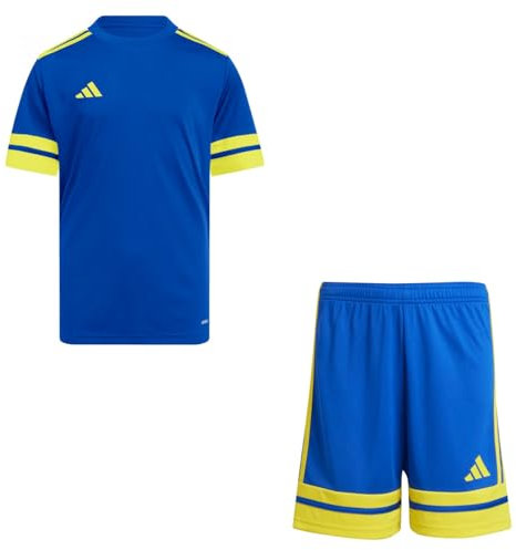 adidas Kinder Set Trikot + Hose Squadra 25 Team Royal Blue/Yellow 164