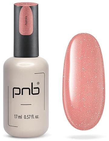 PNB Aufbau Gel 4 in 1 BIAB Gel PNB – Primer, Basis und Farbe in einer Flasche (4 in 1 Aurora, 17 ml)