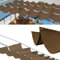 Toldo Vela de Sombra Retráctil Impermeable,Ondulada Toldos Exterior Protección Rayos UV Resistente al Desgarro con Ojales y Cuerdas para Terraza Balcon Exteriores Jardín (Coffee Color,1.5x2m(BxL))
