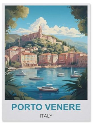 Papierpuzzle Puzzle 1000 Stück，Porto Venere Italien，Lernspielzeug Für Erwachsene Geburtstagsgeschenk Dekoration（50x70cm）-D100