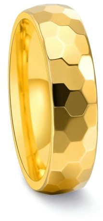 fycouyee 6MM wide tungsten carbide ring couple glossy jewelry