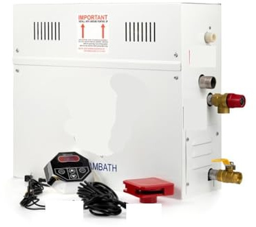 Dampfduschengenerator, Dampfgenerator, Dampfmaschine for Zuhause, Sauna, Bad, Dampfdusche, digitaler Controller, Nebelmaschine für Badezimmer(7K)