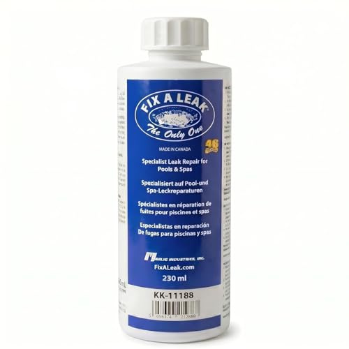 CANADIAN SPA CO. Fix-a-Leak Leckversiegler, 230 ml Pool Leckage Dichtmittel, für Pools & Whirlpools, Lecks bis 3 mm abdichten, einfache Anwendung ohne Demontage