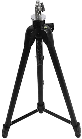 HaloVerde Spirit Level Tripod 169cm Adjustable Height, Aluminum Alloy Stand with 1/4 Inch Adapter and 360 Degree Rotating Head, Lifting Support with Carry Bag