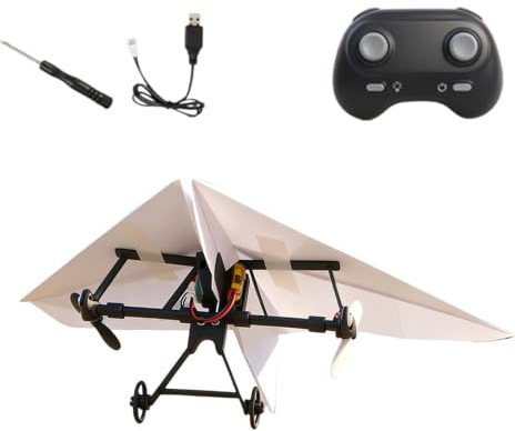 YNPQTDS DIY RC Paper Airplane Kit DIY Aircraft Toys