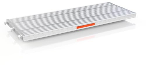 Aluboden 0,73 m - 3,07 m Gerüstboden Arbeitsbühne Vollaluboden Gerüstboden Alu Gerüst Boden Aluminiumboden (1,57 m x 0,61 m)