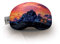alpine [vju:] - Skibrillen Schutz | Goggle Schutz Cover | elastisch aus Mikrofaser | unisex (Dolomiten)