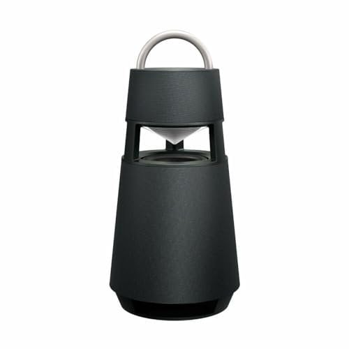 LG XBOOM 360 RP4G - Altoparlante Bluetooth, 120 W di potenza, illuminazione LED, batteria 10 h, design elegante esclusivo, suono premium Omnidirezionale, il suono assoluto, colore verde