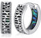 Wikinger Creolen Ohrringe Sterling Silber 925 Viking Rune Ohrringe Herren Klapp Creolen Wikinger Ohrschmuck Schmuck für Herren Männer Damen Frauen