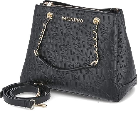 Valentino Damen Relax Einkaufstasche, Schwarz